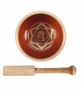 Tibetan Brass Singing Bowl - 2nd Orange Sacral Chakra Swadhisthana