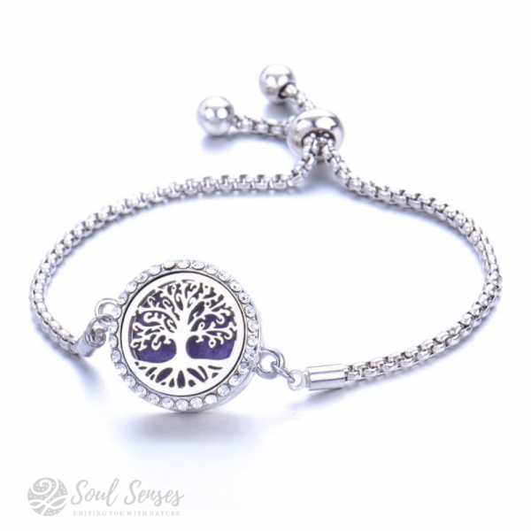 Essential Oil Aromatherapy Diffuser Bracelet – Tree Of Life.