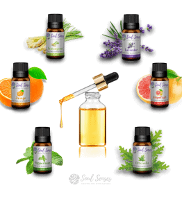Essential Oils & Glass Pipette Oil Droppers Gift Bundle